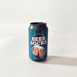 No Liquids Custom Printing Round Tin Box Environmental Empty Tin Can For Beer Socks Packaging