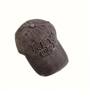 Gorra de Béisbol Vintage Unisex con Letras y Diseño Desgastado, Estilo Cowboy, Impresión Puff, Formal y Deportiva, Gran Venta 2024 - Product Image 1