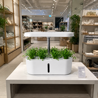 Système de culture hydroponique, kit de jardinage d'intérieur, système de minuterie automatique intelligent pour l'approvisionnement en herbes fraîches pour les restaurants