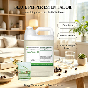 Aceite Esencial de <span class=keywords><strong>Pimienta</strong></span> Negra Natural Orgánica de Grado Alimenticio - Product Image 2