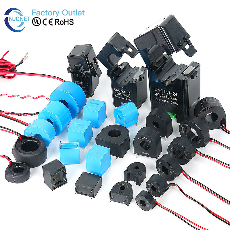 Micro Current Transformer QNCT01L 5A 2.5mA 10A 10mA 10A 5mA AC Mini Current Sensor Ring Type Current Transducer CT Transformer
