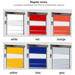 Puerta de persiana enrollable rápida Industrial automática moderna de alta calidad PVC rodillo de alta velocidad rollo rápido alto Kecepatan <span class=keywords><strong>pintu</strong></span> - Product Image 6