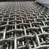 Carrière minière de haute qualité pierre de roche broyeur de tamis de sable maille d'écran vibrant 65mn 45 # treillis métallique serti tissé en acier au manganèse