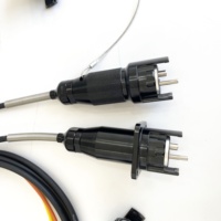 ZLTC YZC02P YZC02S PLUG AND SOCKET ensembles de connecteurs à fibre optique ip67 étanches sur le terrain extérieur