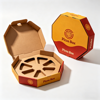 Boîtes à pizza triangulaires personnalisées avec impression de logo, papier cartonné blanc de haute qualité, pour camions de nourriture et restaurants