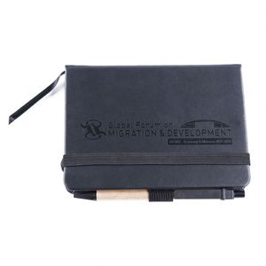 Promotional Pu Leather Journal Notebook Hard Cover Wholesale Custom Logo A5 Size <b>Note</b> <b>Book</b> for Business Office School Supplies - Product Image 2