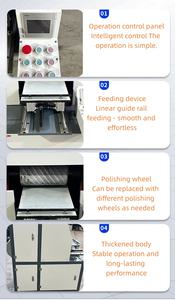 Macchina per Lucidatura a Specchio di Lamiere in Acciaio Inox / Macchina per Levigatura e Lucidatura di Superfici Piane in Alluminio e Ferro 5.5KW - Product Image 4