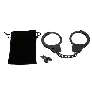 SM Sex Toys: Manette in Acciaio Inossidabile Argento, Oro Rosa e Nero, Bracciale in Lega per Coppie - Gioco <span class=keywords><strong>di</strong></span> Discipline Sessuale - Product Image 5