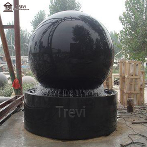 <span class=keywords><strong>Fontaine</strong></span> d'eau en pierre de marbre sphérique rotative d'extérieur, forme de <span class=keywords><strong>boule</strong></span> roulante flottante en granit, à vendre - Product Image 6