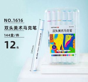 Marcadores de Acuarela USA Mairun Art, Punta Fina de 0.5mm con Punta de Punto Flexible, Juego de Doble Punta - 100 Colores, Tinta a Base de Agua - Product Image 6