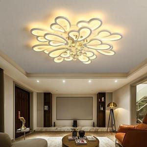 Lámparas de Techo de Cristal BGST para Decoración de Interiores, Lámpara de Techo <span class=keywords><strong>LED</strong></span> Redonda de Lujo para Sala de Estar - Product Image 4