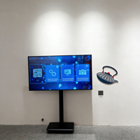 Afficheur LED portable de 27 pouces, sac à dos, Bluetooth/Wi-Fi, contrôle par application, alimenté par batterie, étanche IP65, pour la publicité, les bureaux, les magasins