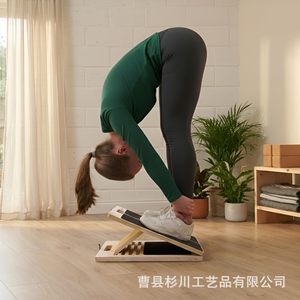 Planche inclinée en bois Zenciline, planche d'équilibre inclinée antidérapante, équipement de fitness à domicile - Product Image 4