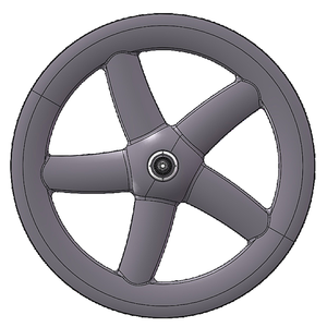 Vélo de piste haute performance en fibre de carbone avec freins à disque et pneus tubulaires, design léger pour une vitesse et une durabilité améliorées TKW - Product Image 1