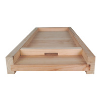 Neuer Top-Seller: Ungemontierter Langstroth-Holz-Ablegerkasten, 5-Waben-Bienenbox für Bienenzucht, Königinnenzucht und Bienenhaus