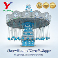 Manège de fête foraine Chaise Volante Wave Swinger Carrousel Balançoire Fournisseur Chine
