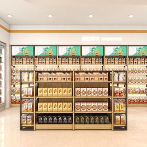 أثاث عرض خشبي حديث لديكور المنزل ومتاجر المنتجات المنزلية، تجهيزات للديكور الداخلي - Product Image 5