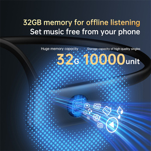 Nouveaux écouteurs à conduction osseuse sans fil étanches IPX8 pour la natation et le sport, casque Bluetooth 5.4 avec micro pour l'exercice et le fitness 2026 - Product Image 3