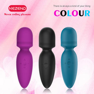 USB Schwarz Lila Blau AV-Stab Sexspielzeug Ganzkörper-Entspannung Speziell für Frauen Vagina Klitoris Tragbarer Mini-Massagestab Vibrator - Product Image 3