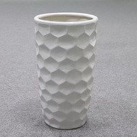 Vase cylindrique en céramique moderne nordique, auto-arrosant, grand pot de fleurs pour plantes d'intérieur et d'extérieur, pour la décoration de la maison et du jardin