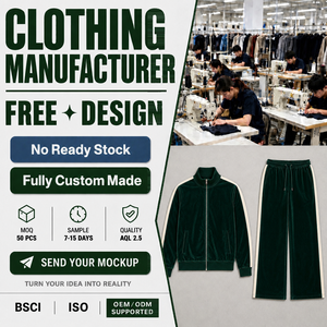 Custom OEM Manufacturer High Quality <b>Velour</b> <b>Tracksuit</b> Set Side Stripe Track Jacket And Jogger Pants <b>Mens</b> <b>Tracksuits</b> - Product Image 1