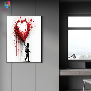 Stampa UNIART ispirata all'iconica Street Art <span class=keywords><strong>Banksy</strong></span> Graffiti <span class=keywords><strong>di</strong></span> <span class=keywords><strong>Banksy</strong></span> stampa su tela per la decorazione della casa - Product Image 5