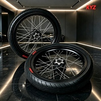Jeu de roues de moto tout-terrain, roue avant 17 x 2,15, roue arrière 17 x 3,0, jantes en alliage anodisé CNC, 100 80 17 130 70 17, Surron Light Bee 2 Motocross