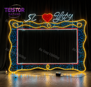 Cadres photo LED de Noël d'extérieur en gros pour les entreprises de location d'événements, les parcs et les projets commerciaux - Product Image 4