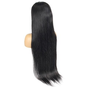 วิกผมยาวทรงตรงแบบบราซิลสำหรับผู้หญิงสีดำวิกผมทรงตรงแบบเรีมี่มีสายรัดด้านหน้าแบบสองชั้น - Product Image 3