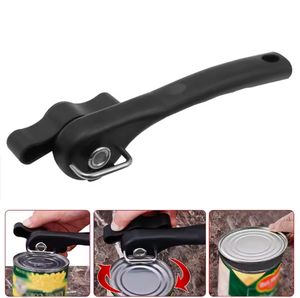 Abrelatas de Acero Inoxidable, Abrelatas Profesional de Corte Lateral, Abrelatas sin Esfuerzo con Perilla Giratoria, Herramientas Útiles para la Cocina del Hogar - Product Image 2