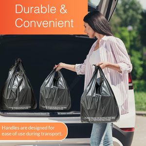 ถุงขยะแบบเสื้อยืดความหนาแน่นสูง ยืดหยุ่นได้ สำหรับใช้ในครัวเรือน - Product Image 4