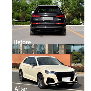 Kit carrosserie pare-chocs avant style RSQ8 avec calandre noire brillante et diffuseur pour Audi Q5 SQ5 FY B9 2018-2021 - Product Image 5