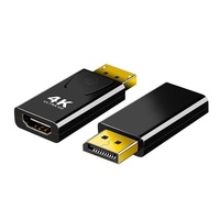 Adaptador Estándar de DP a HD-MI, Adaptador de Video de Alta Definición de DisplayPort a HD-MI 4k30Hz