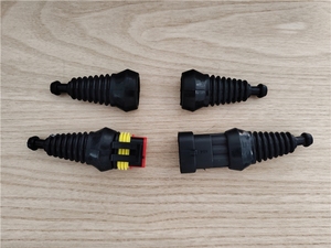 Factory Direct Sales 3Pin Waterproof Automotive Wire Cover <b>Rubber</b> Boot Cap Connector for DJ7031-1.5-11/21 - Product Image 6