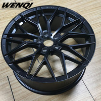 Jantes en alliage noir multi-rayons Wenqi 2026 de 17/18/19/20 pouces, entraxes 5x114.3, 5x112, 5x108, compatibles avec les voitures japonaises, coréennes et allemandes