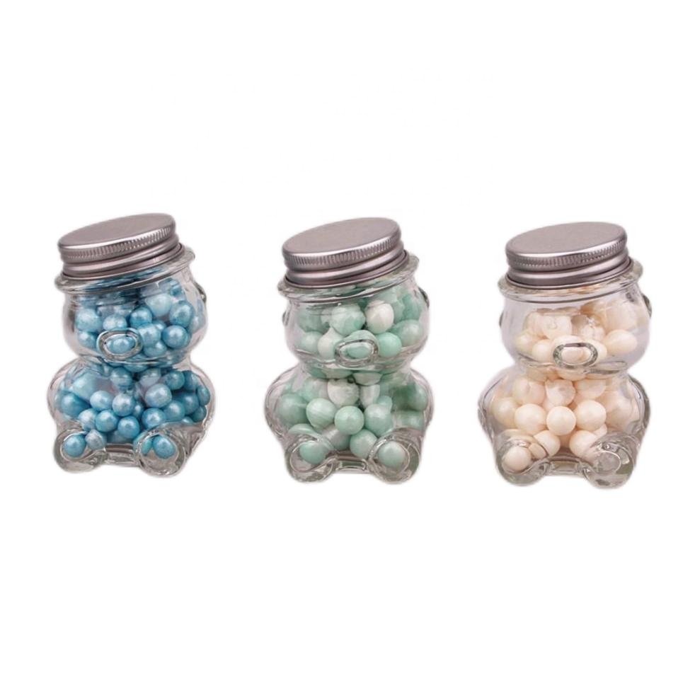 Wholesale Teddy Bear Glass Jars Food 