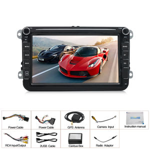 <span class=keywords><strong>Radio</strong></span> con GPS para coche, reproductor Multimedia con DVD, vídeo, 8 pulgadas, doble Din, Android, Audio estéreo, BT, FM, Universal, para VW - Product Image 6