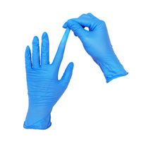 Fabricant de gros Gants robustes en nitrile blanc bleu 4 5 6 7 8mil sans poudre jetables de qualité alimentaire