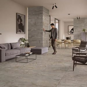 Modern Terrazzo Carving Glazed Porcelain Tiles 600x1200mm Vitrified Indoor Outdoor Floor <b>Wall</b> - Product Image 6
