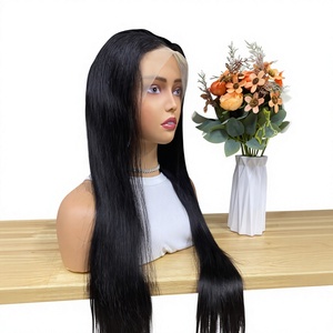 วิกผมตรงแบบ HD Lace Frontal สีดำธรรมชาติ ผมแท้บริสุทธิ์ ขายส่ง พร้อมสวมใส่ ไม่ต้องใช้กาว - Product Image 1