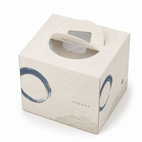 Caja de Papel Plegable con Logotipo Impreso Biodegradable Personalizada, Embalaje de Cartón al por Mayor para Galletas, Bizcochos y Donas