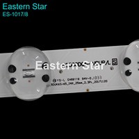 ES-1017 8LEDs LED Bande SSC50UK63/65_INX _ 25mm _ 2.3P1 pour L G 50UK6520PSA TV Barre de rétroéclairage 520MM 3 pièces/ensemble