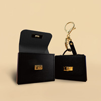 Mini sac de luxe en similicuir, porte-clés, pendentif, accessoires féminins, petit sac pour écouteurs, porte-monnaie, pendentif porte-clés