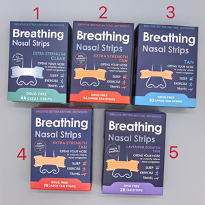 Respirare le strisce del naso originali giuste per ridurre il russare <span class=keywords><strong>e</strong></span> alleviare la congestione del naso, abbronzatura, 30 contate - Product Image 1