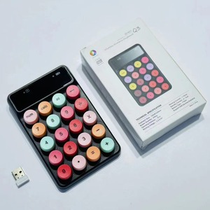Miniteclado numérico inalámbrico de 20 teclas al por mayor para juegos de ordenador de oficina y negocios en stock - Product Image 3