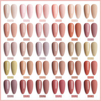 Gel Nude en Gros Fournitures pour Ongles Étiquette Privée Personnalisée Couleur Nude Soak Off Vegan Biologique Créez Votre Propre Marque Vernis à Ongles Gel UV