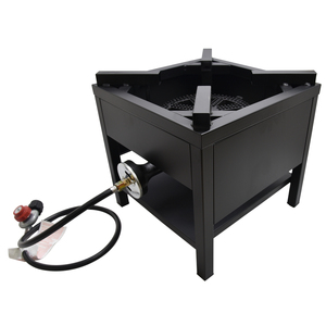 高効率ポータブル鋳鉄製LPGガスコンロ（1口）屋外キャンプ・家庭用 - Product Image 5