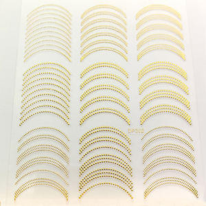 Cinq et dix GMPC/Sedex/ISO/EUDR approvisionnement <span class=keywords><strong>en</strong></span> gros 3D or Nail Art autocollant décalcomanie luxe <span class=keywords><strong>faux</strong></span> <span class=keywords><strong>ongles</strong></span> accessoires pour filles femmes - Product Image 5