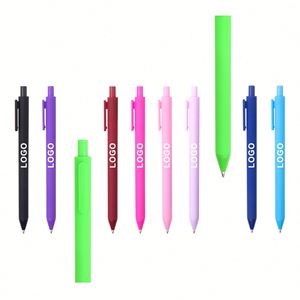 ปากกาเจลพลาสติกคุณภาพสูง หลายสี ลายมาการอง ซิลิกา สำหรับโปรโมชั่นและโฆษณา หมึกสีดำ หัวปากกา 1.0 มม. พิมพ์ลายด้วย UV - Product Image 3