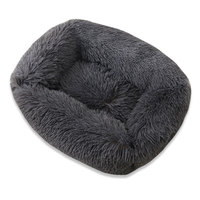 Peluche Super Doux Chien Lit Pet Rectangle Dormir Chenil Chaise Longue Chat Maison Hiver Chaud Canapé Panier pour Petit Moyen Grand Chien